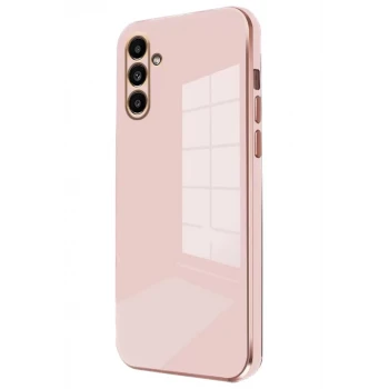 Newface Samsung Galaxy A35 5G Kılıf Volet Silikon - Pembe