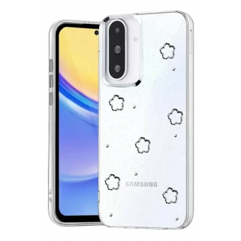 Newface Samsung Galaxy A36 Fiyonk Desenli Kapak - Desen 2