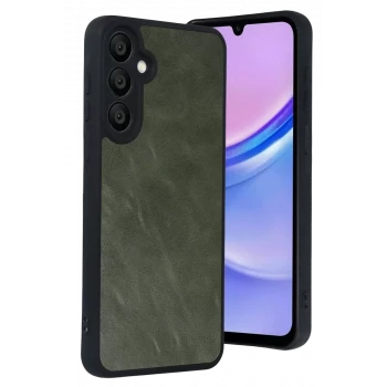 Newface Samsung Galaxy A37 5G Aras Deri Kapak - Yeşil