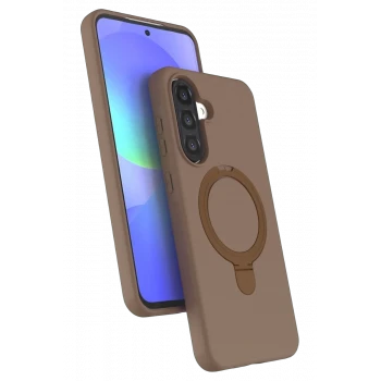 Newface Samsung Galaxy A37 5G Regal Magsafe Standlı Kapak - Çöl Titanyum