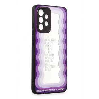 Newface Samsung Galaxy A52 Kılıf Mirror Desenli Kapak - Mirror - 5