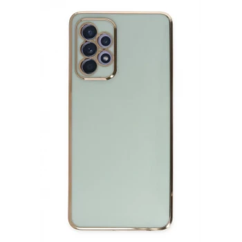 Newface Samsung Galaxy A52 Kılıf Volet Silikon - Açık Yeşil