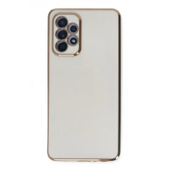 Newface Samsung Galaxy A52 Kılıf Volet Silikon - Beyaz