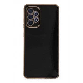 Newface Samsung Galaxy A52 Kılıf Volet Silikon - Siyah