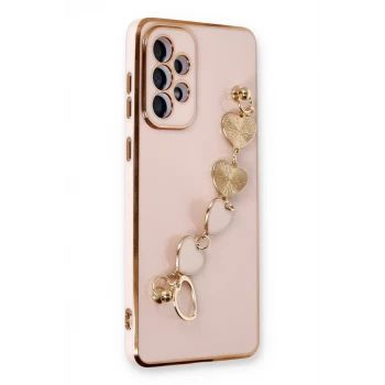 Newface Samsung Galaxy A53 5G Kılıf Esila Silikon - Pudra