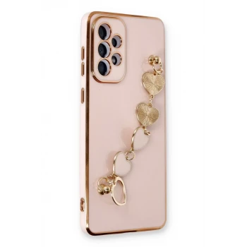 Newface Samsung Galaxy A53 5G Kılıf Esila Silikon - Pudra