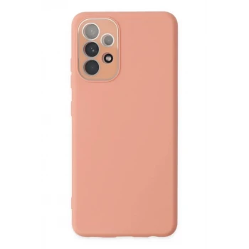 Newface Samsung Galaxy A53 5G Kılıf Lansman Glass Kapak - Pembe