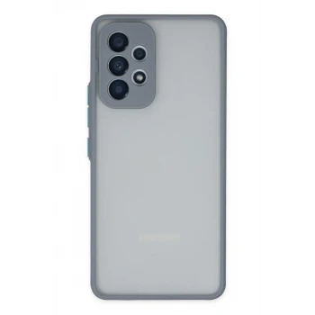 Newface Samsung Galaxy A53 5G Kılıf Montreal Silikon Kapak - Gri