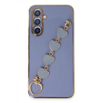 Newface Samsung Galaxy A54 5G Kılıf Esila Silikon - Gri