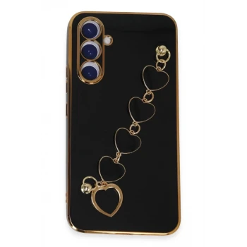Newface Samsung Galaxy A54 5G Kılıf Esila Silikon - Siyah
