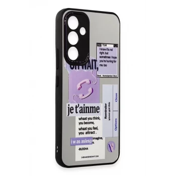 Newface Samsung Galaxy A54 5G Kılıf Mirror Desenli Kapak - Mirror - 4