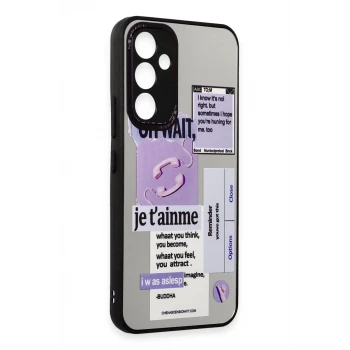 Newface Samsung Galaxy A54 5G Kılıf Mirror Desenli Kapak - Mirror - 4