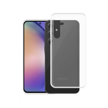 Newface Samsung Galaxy A55 5G Kılıf Lüx Şeffaf Silikon