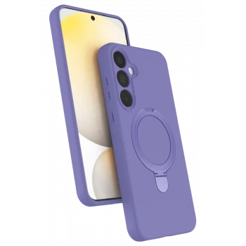 Newface Samsung Galaxy A55 5G Regal Magsafe Standlı Kapak - Lila