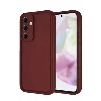 Newface Samsung Galaxy A56 Kılıf Viera Silikon - Bordo
