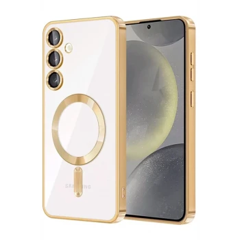 Newface Samsung Galaxy A56 Kross Magneticsafe Kapak - Gold