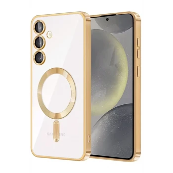 Newface Samsung Galaxy A56 Kross Magneticsafe Kapak - Gold