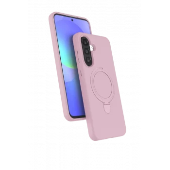 Newface Samsung Galaxy A56 Regal Magsafe Standlı Kapak - Açık Pembe