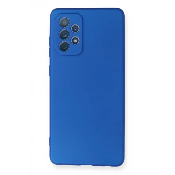 Newface Samsung Galaxy A72 Kılıf First Silikon - Mavi