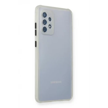 Newface Samsung Galaxy A72 Kılıf Miami Şeffaf Silikon - Şeffaf