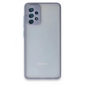 Newface Samsung Galaxy A72 Kılıf Montreal Silikon Kapak - Gri
