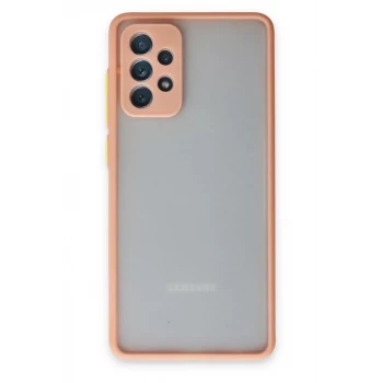 Newface Samsung Galaxy A72 Kılıf Montreal Silikon Kapak - Pembe