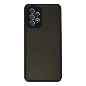 Newface Samsung Galaxy A72 Kılıf Montreal Silikon Kapak - Siyah
