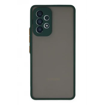 Newface Samsung Galaxy A73 5G Kılıf Montreal Silikon Kapak - Yeşil