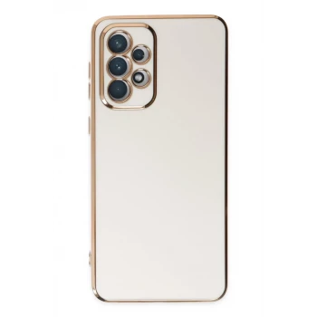 Newface Samsung Galaxy A73 5G Kılıf Volet Silikon - Beyaz