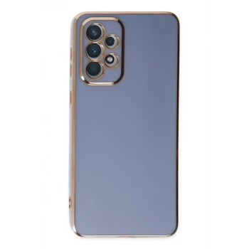 Newface Samsung Galaxy A73 5G Kılıf Volet Silikon - Mavi