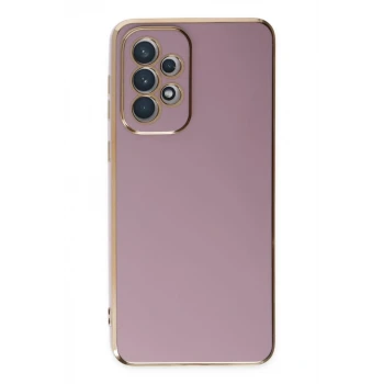 Newface Samsung Galaxy A73 5G Kılıf Volet Silikon - Mor
