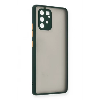 Newface Samsung Galaxy A91 / S10 Lite Kılıf Montreal Silikon Kapak - Yeşil