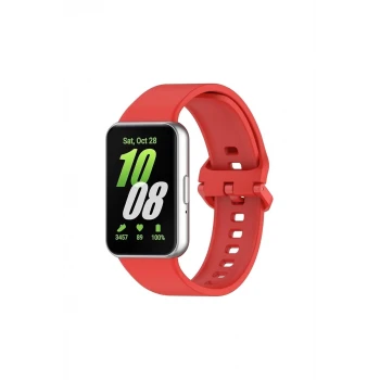 Newface Samsung Galaxy Fit 3 Klasik Kordon - Kırmızı