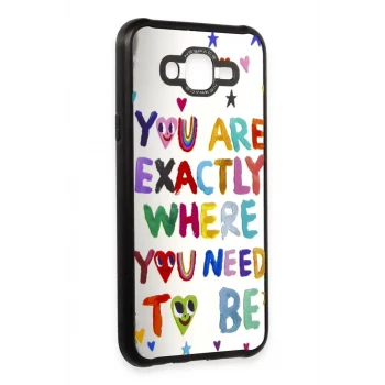 Newface Samsung Galaxy J7 Kılıf Mirror Desenli Kapak - Mirror - 10