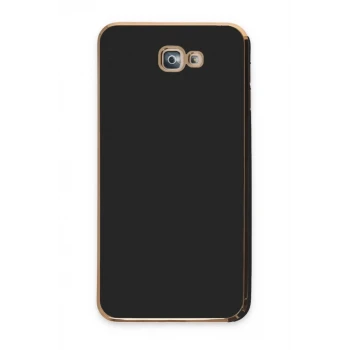 Newface Samsung Galaxy J7 Prime Kılıf Volet Silikon - Siyah