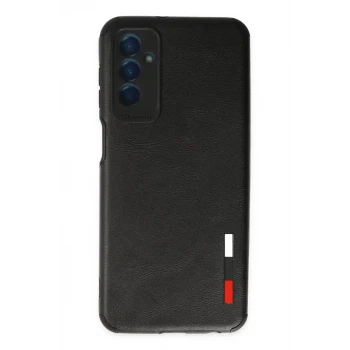 Newface Samsung Galaxy M13 Kılıf Loop Deri Silikon - Siyah