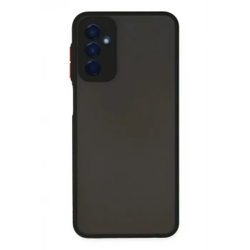 Newface Samsung Galaxy M13 Kılıf Montreal Silikon Kapak - Siyah