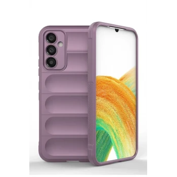 Newface Samsung Galaxy M14 5G Kılıf Optimum Silikon - Mor