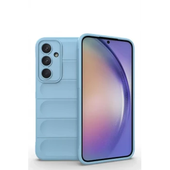 Newface Samsung Galaxy M14 5G Kılıf Optimum Silikon - Sky Blue