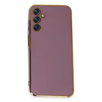 Newface Samsung Galaxy M14 5G Kılıf Volet Silikon - Mor