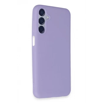 Newface Samsung Galaxy M15 Kılıf First Silikon - Lila