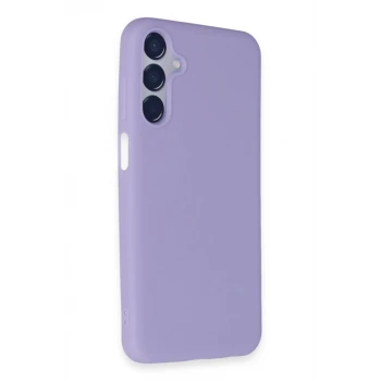 Newface Samsung Galaxy M15 Kılıf First Silikon - Lila