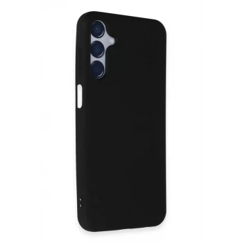 Newface Samsung Galaxy M15 Kılıf First Silikon - Siyah