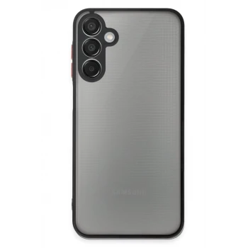 Newface Samsung Galaxy M15 Kılıf Montreal Silikon Kapak - Siyah