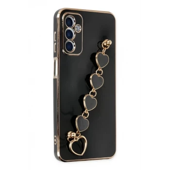 Newface Samsung Galaxy M23 Kılıf Esila Silikon - Siyah