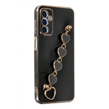 Newface Samsung Galaxy M23 Kılıf Esila Silikon - Siyah