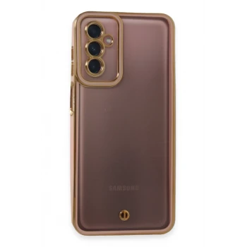 Newface Samsung Galaxy M23 Kılıf Liva Lens Silikon - Pudra