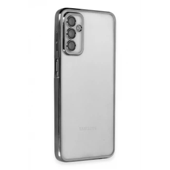 Newface Samsung Galaxy M23 Kılıf Razer Lensli Silikon - Siyah