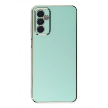 Newface Samsung Galaxy M23 Kılıf Volet Silikon - Açık Yeşil