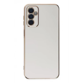 Newface Samsung Galaxy M23 Kılıf Volet Silikon - Beyaz